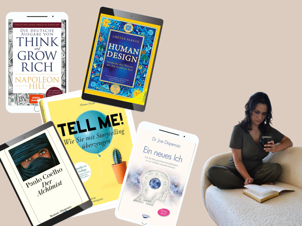 Buch Empfehlungen für Business-Aufbau und Persönlichkeitsentwickung als Unternehmerin CEO