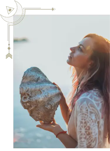 Kopie von Lila Mystic Gold Testimonial Vorlage fuer Thrivecart