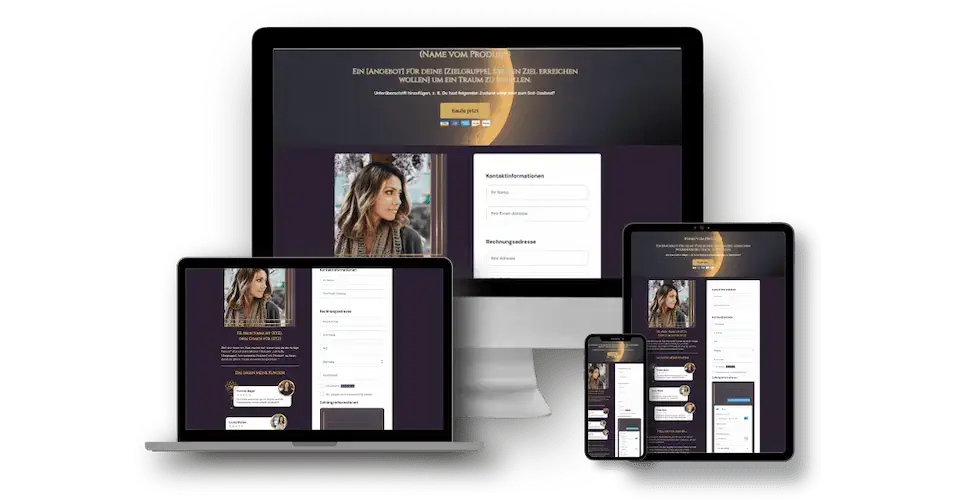 ThriveCart Salespage Checkout vorlage