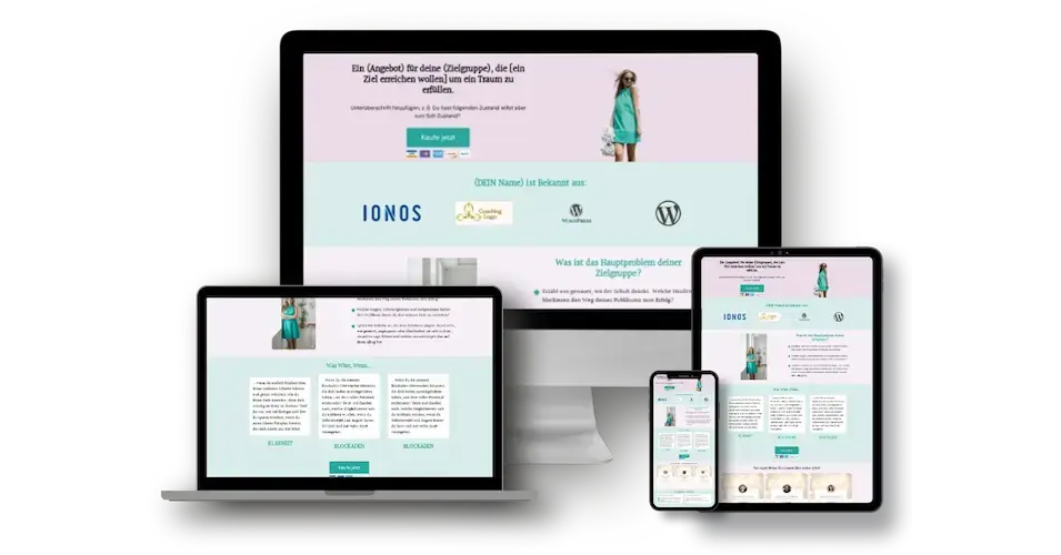 ThriveCart Salespage Checkout Template/vorlage